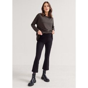 Hatch Collection Maternity Over the Bump Crop Flare Legging